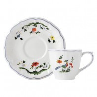 Gien Fayencerie Oiseaux Paradis Kaffe-/teoverkopp 17,5 cl